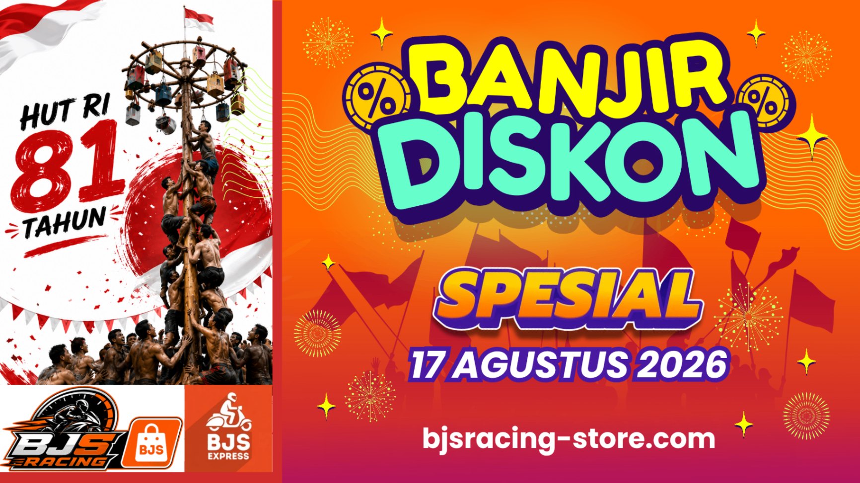 Banjir Diskon HUT RI 81 Tahun